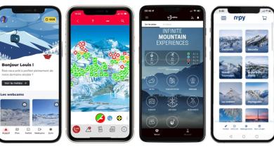 les applications officielles des stations de ski